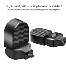 Load image into Gallery viewer, 1 Pair Mini Bicycle Folding Foot Rest Pegs Rear Pedals Aluminium Alloy Bike Pegs Non-Slip Foot Pedal Rear Pedal Quick Release Pedals

