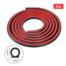 Load image into Gallery viewer, 5M Car Door Hood Big D Type Seal Strip Universal Noise Insulation Epdm Rubber Car Rubber Seals For Auto Seal Strip
