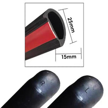 Load image into Gallery viewer, 2Pcs Car Door Seal Strip B Pillar Middle Column Car Sealing Strip Anti-Scratch Sound Insulation Dustproof Rubber Self-adhesive Strip
