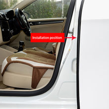 Load image into Gallery viewer, 2M Car Door Edge Seal Strip B Pillar Rubber Weatherstrip Waterproof Soundproof Auto Sealant Strip Anti-Scratch Protector
