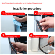 Load image into Gallery viewer, Car Door Edge Seal Strip Built in Steel Sheet B Pillar Car Rubber Weatherstrip Sound Insulation Sealing Strips For All Vehicles
