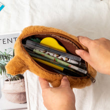 Load image into Gallery viewer, 1PC Capybara Plush Pencil Case Cosmetic Bag Guinea Pig Pen Pouch Large Capacity Pencil Bag School Supplies Stationery Box
