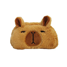 Load image into Gallery viewer, 1PC Capybara Plush Pencil Case Cosmetic Bag Guinea Pig Pen Pouch Large Capacity Pencil Bag School Supplies Stationery Box
