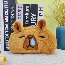 Load image into Gallery viewer, 1PC Capybara Plush Pencil Case Cosmetic Bag Guinea Pig Pen Pouch Large Capacity Pencil Bag School Supplies Stationery Box
