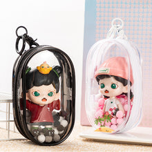 Load image into Gallery viewer, 1Pc Mystery Box Storage Case Anime Ornaments Mystery Box Organizer Box Square Plush Dolls Display Bag With Keychain

