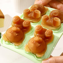 Load image into Gallery viewer, 4Grid Silicone Mold 3D Bear Shape Ice Cube Maker Chocolate Mould Candy Dough Mold For Coffee Milk Tea Whiskey Household Ice Mold
