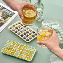 Load image into Gallery viewer, Reusable Pressing Ice Cube Molds Ice Cream Moulds Easy To Take Off Ice Tray Refrigerator Icebox for Summer Juice Drinks Wine Cocktails Whiskey
