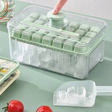 Load image into Gallery viewer, Reusable Pressing Ice Cube Molds Ice Cream Moulds Easy To Take Off Ice Tray Refrigerator Icebox for Summer Juice Drinks Wine Cocktails Whiskey
