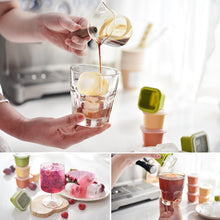 Load image into Gallery viewer, 50ml Reusable Ice Cube Molds Easy To Take Off Ice Tray Refrigerator Icebox for Summer Juice Drinks Wine Cocktails Whiskey
