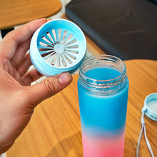 Load image into Gallery viewer, 600ml Sports Water Bottle Outdoor Water Bottle Plastic Portable Water Cup Dinkware Camping Bike Bottle Student Supplies

