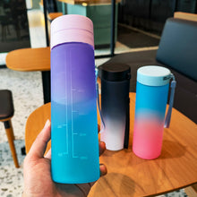 Load image into Gallery viewer, 600ml Sports Water Bottle Outdoor Water Bottle Plastic Portable Water Cup Dinkware Camping Bike Bottle Student Supplies
