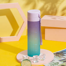 Load image into Gallery viewer, 600ml Sports Water Bottle Outdoor Water Bottle Plastic Portable Water Cup Dinkware Camping Bike Bottle Student Supplies
