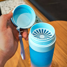 Load image into Gallery viewer, 600ml Sports Water Bottle Outdoor Water Bottle Plastic Portable Water Cup Dinkware Camping Bike Bottle Student Supplies
