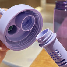 Load image into Gallery viewer, 1000ml Sports Water Bottle Outdoor Water Bottle with Tea Strainer Plastic Portable Water Cup Dinkware Camping Bike Bottle Student Supplies
