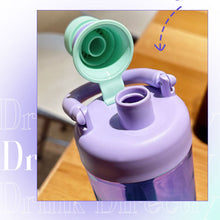 Load image into Gallery viewer, 1000ml Sports Water Bottle Outdoor Water Bottle with Tea Strainer Plastic Portable Water Cup Dinkware Camping Bike Bottle Student Supplies
