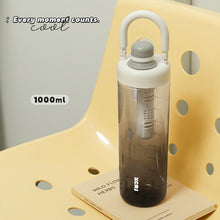Load image into Gallery viewer, 1000ml Sports Water Bottle Outdoor Water Bottle with Tea Strainer Plastic Portable Water Cup Dinkware Camping Bike Bottle Student Supplies

