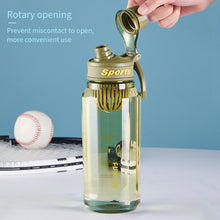 Load image into Gallery viewer, 750ml/1000ml Sports Water Bottle Outdoor Water Bottle with Tea Strainer Plastic Portable Water Cup Dinkware Camping Bike Bottle Student Supplies
