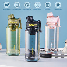 Load image into Gallery viewer, 750ml/1000ml Sports Water Bottle Outdoor Water Bottle with Tea Strainer Plastic Portable Water Cup Dinkware Camping Bike Bottle Student Supplies
