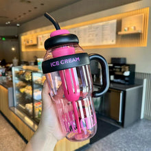 Load image into Gallery viewer, 1300ml Sports Water Bottle Outdoor Water Bottle with Tea Strainer Plastic Portable Water Cup Dinkware Camping Bottle Student Supplies
