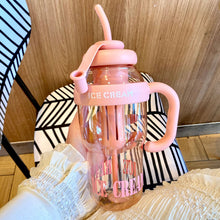 Load image into Gallery viewer, 1300ml Sports Water Bottle Outdoor Water Bottle with Tea Strainer Plastic Portable Water Cup Dinkware Camping Bottle Student Supplies
