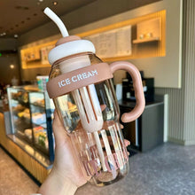 Load image into Gallery viewer, 1300ml Sports Water Bottle Outdoor Water Bottle with Tea Strainer Plastic Portable Water Cup Dinkware Camping Bottle Student Supplies
