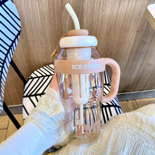 Load image into Gallery viewer, 1300ml Sports Water Bottle Outdoor Water Bottle with Tea Strainer Plastic Portable Water Cup Dinkware Camping Bottle Student Supplies
