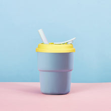 Load image into Gallery viewer, 380ml Portable Kids Water Bottle Sippy Cup Creative Cartoon with Straws Leakproof Water Bottles Outdoor Children's Cups
