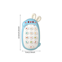 Load image into Gallery viewer, Baby Phone Toy Music Sound Telephone Sleeping Toys With Teether Simulation Phone Kids Infant Early Educational Toy Kids Gifts

