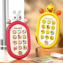 Load image into Gallery viewer, Baby Phone Toy Music Sound Telephone Sleeping Toys With Teether Simulation Phone Kids Infant Early Educational Toy Kids Gifts
