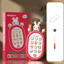Load image into Gallery viewer, Baby Phone Toy Music Sound Telephone Sleeping Toys With Teether Simulation Phone Kids Infant Early Educational Toy Kids Gifts
