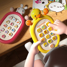 Load image into Gallery viewer, Baby Phone Toy Music Sound Telephone Sleeping Toys With Teether Simulation Phone Kids Infant Early Educational Toy Kids Gifts
