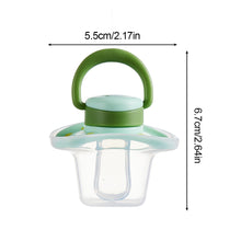 Load image into Gallery viewer, 1Pc Silicone Baby Pacifier Baby Bites and Chewable Products Comfortable Nipple Appearance for Newborns Flat Pacifier
