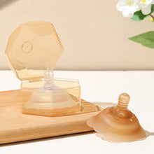 Load image into Gallery viewer, 1Pc Silicone Nipple Protector With Box Breastfeeding Anti-bite Nursing Pads Dust Box Anti Overflow Breast Pads Mother Protection
