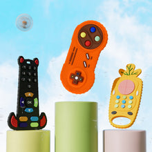 Load image into Gallery viewer, 1Pc Baby Silicone Teether Toys Remote Control Shape Teether Rodent Gum Pain Relief Teething Toy Kids Sensory Educational Toy

