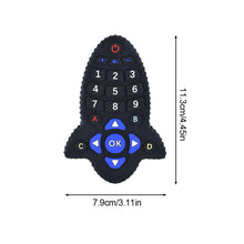 Load image into Gallery viewer, 1Pc Baby Silicone Teether Toys Remote Control Shape Teether Rodent Gum Pain Relief Teething Toy Kids Sensory Educational Toy
