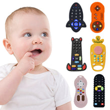 Load image into Gallery viewer, 1Pc Baby Silicone Teether Toys Remote Control Shape Teether Rodent Gum Pain Relief Teething Toy Kids Sensory Educational Toy
