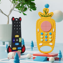Load image into Gallery viewer, 1Pc Baby Silicone Teether Toys Remote Control Shape Teether Rodent Gum Pain Relief Teething Toy Kids Sensory Educational Toy
