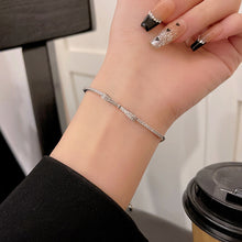 Load image into Gallery viewer, Zircon Bowknot Bracelet For Women Fashion Simple Adjustable Jewelry Gift Luxury Charm Graceful Exquisite Elegant Chain For Women
