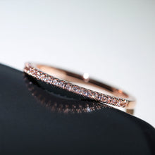 Load image into Gallery viewer, New Minimalist Thin Rings for Women Wedding Brilliant Cubic Zircon High Quality Versatile Female Finger Ring Jewelry
