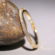Load image into Gallery viewer, New Minimalist Thin Rings for Women Wedding Brilliant Cubic Zircon High Quality Versatile Female Finger Ring Jewelry
