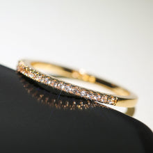 Load image into Gallery viewer, New Minimalist Thin Rings for Women Wedding Brilliant Cubic Zircon High Quality Versatile Female Finger Ring Jewelry
