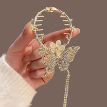 Load image into Gallery viewer, Elegant Tassel Hair Claw Rhinestone Pearl Flower Tassels Hair Clip Women Girl Ponytail Holder Hairpins Fringe Hair Accessories
