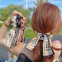 Load image into Gallery viewer, New Korean Bow Streamer Elegant Hair Band Elastic Band Headwear Women's Sweet Ponytail Elastic Band Hair Accessories for Women Girls Gift
