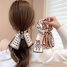 Load image into Gallery viewer, New Korean Bow Streamer Elegant Hair Band Elastic Band Headwear Women's Sweet Ponytail Elastic Band Hair Accessories for Women Girls Gift
