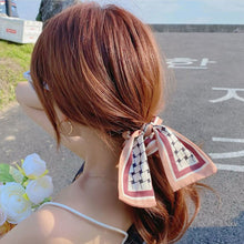 Load image into Gallery viewer, New Korean Bow Streamer Elegant Hair Band Elastic Band Headwear Women's Sweet Ponytail Elastic Band Hair Accessories for Women Girls Gift
