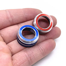 Load image into Gallery viewer, Car Rearview Mirror Knob Trim Cover Rotary Control Switch Decoration Aluminum Alloy Rings Adjustment For MG MG6 ZS GT Roewe i6/ei6/i6plus/RX5
