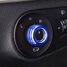Load image into Gallery viewer, Car Rearview Mirror Knob Trim Cover Rotary Control Switch Decoration Aluminum Alloy Rings Adjustment For MG MG6 ZS GT Roewe i6/ei6/i6plus/RX5
