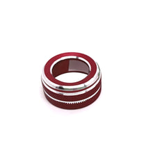 Load image into Gallery viewer, Car Rearview Mirror Knob Trim Cover Rotary Control Switch Decoration Aluminum Alloy Rings Adjustment For MG MG6 ZS GT Roewe i6/ei6/i6plus/RX5
