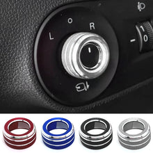 Load image into Gallery viewer, Car Rearview Mirror Knob Trim Cover Rotary Control Switch Decoration Aluminum Alloy Rings Adjustment For MG MG6 ZS GT Roewe i6/ei6/i6plus/RX5
