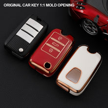 Load image into Gallery viewer, TPU Car Smart Key Cover Case Holder Bag Keychain Fob Protector Cover Leather for RX5 MG3 MG5 MG6 MG7 MG ZS GT GS 350 360 750 W5 Accessories
